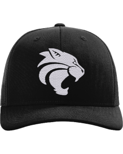 Snapback Trucker Cap with Embroidered Hat Bobcat Logo