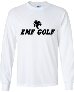 Ultra Cotton® Long Sleeve T-Shirt with EMF Boys Golf Logo