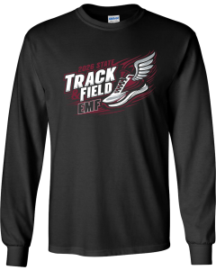 Unisex Ultra Cotton® Long Sleeve T-Shirt with 2026 State Track