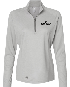 Women's Space Dyed Quarter-Zip Pullover with EMF Boys Golf Embroidered Logo