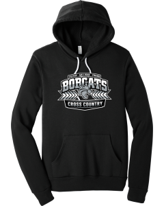 BELLA+CANVAS  Unisex Sponge Fleece Pullover Hoodie with 2026 Cross Country Logo