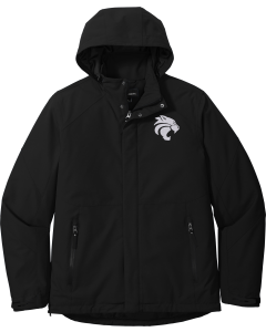 Insulated Waterproof Tech Jacket with Bobcat Embroidered logo