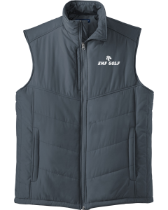 Puffy Vest with EMF Boys Golf Embroidered Logo