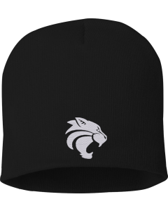 8" Beanie with Embroidered Hat Bobcat Logo