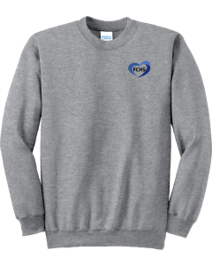Tall Essential Fleece Crewneck Sweatshirt with FCHS Logo