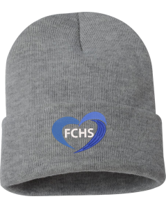 Solid 12" Cuffed Beanie with FCHS Beanie logo