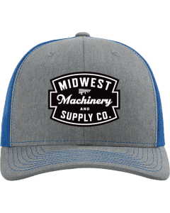Snapback Trucker Cap with Embroidered Midwest Machinery Hat Logo