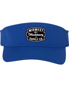 110® Visor with Embroidered Midwest Machinery Hat Logo