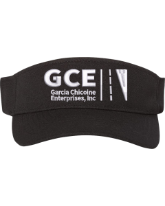 110® Visor with Embroidered GCE Hat Logo