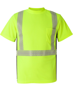 Unisex Premium Black Series® Breathable Tape Class 2 T-Shirt with GCE Safety Logo