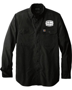 Force Solid Long Sleeve Shirt with Embroidered MIdwest Machinery Logo