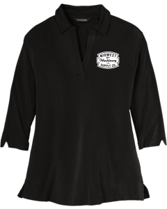 Women's Luxe Knit Tunic with Embroidered MIdwest Machinery Logo
