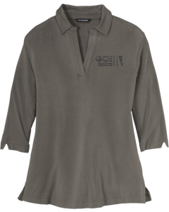 Women's Luxe Knit Tunic with Embroidered GCE Logo