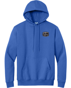 Essential Fleece Pullover Hooded Sweatshirt with Embroidered MIdwest Machinery Logo