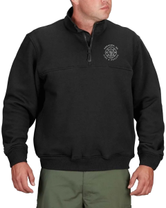 1/4 Zip Job Shirt with Embroidered Goehner Fire Logo