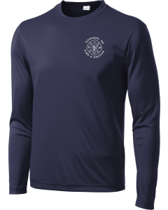 Long Sleeve PosiCharge Competitor Tee with Goehner Fire Logo