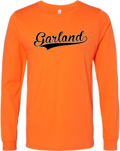 Unisex Jersey Long Sleeve Tee with 2026 Garland Logo