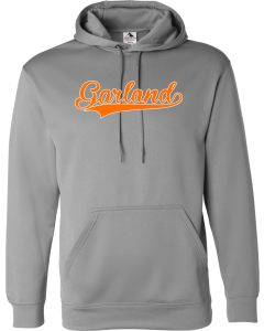 Men's Wicking Fleece Hooded Sweatshirt with 2026 Garland Logo