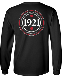 Ultra Cotton® Long Sleeve T-Shirt with 1921 Logo