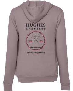 Unisex Sponge Fleece Hoodie with Hughes Brothers Logo
