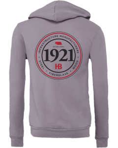 Unisex Sponge Fleece Full-Zip Hoodie with 1921 Logo