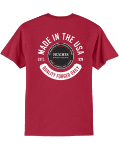 Tall Core Blend Tee with Made in the USA Quality Forged Logo