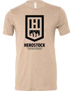 Unisex Jersey Tee with Herostock Tonal Full Front Print