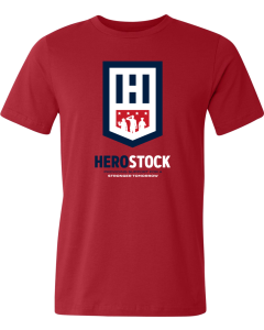 Unisex USA-Made Jersey Tee with Herostock Full Front Print