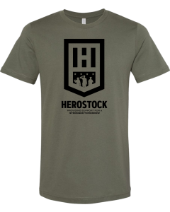 Unisex USA-Made Jersey Tee with Herostock Tonal Full Front Print