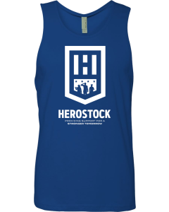 Cotton Muscle Tank with Herostock Tonal Full Front Print