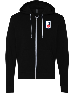 Unisex Sponge Fleece Full-Zip Hoodie with Herostock Main Logo