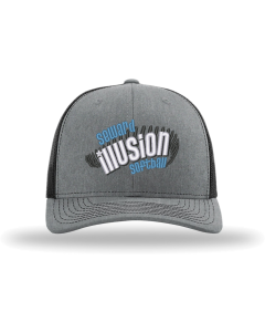 Trucker Cap with Embroidered Illusion Softball Logo