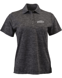 Women's Dakota Striated Heather Polo with Jones Bank 1 color logo