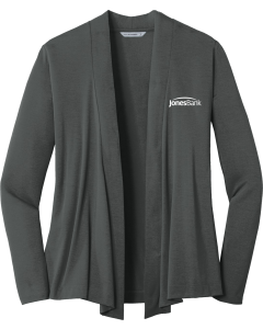 Ladies Concept Open Cardigan with Jones Bank 1 color logo