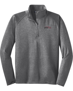 Tall Sport-Wick Stretch 1/2-Zip Pullover with Embroidered Jones Bank Logo