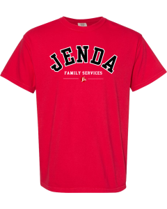 Unisex Garment-Dyed Heavyweight T-Shirt with Jenda Arched Logo