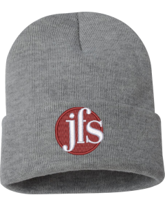 12" Solid Cuffed Beanie with JFS Embroidered logo
