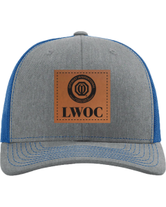 Snapback Trucker Cap with LWOC Leather Patch Hat