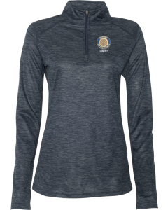 Women’s Tonal Blend Quarter-Zip Pullover with LWOC Embroidered logo