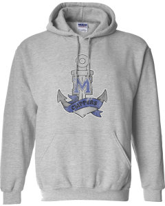 Heavy Blend™ Hooded Sweatshirt with Vintage Anchor Logo
