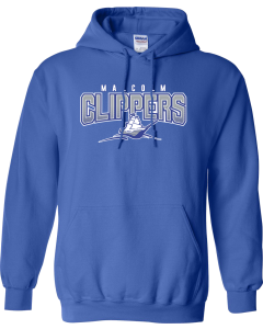 Heavy Blend™ Hooded Sweatshirt with Arched Ship Logo