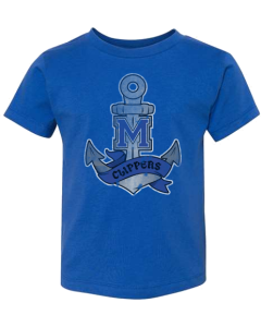 Toddler Jersey Tee with Vintage Anchor Logo