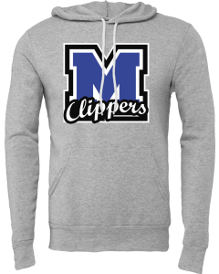 Unisex Sponge Fleece Hoodie with Standard M Logo