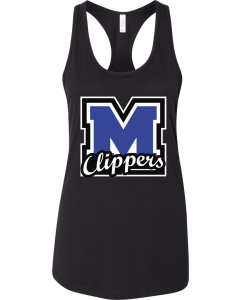 Women's Jersey Racerback Tank with Standard M Logo