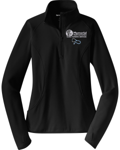 Women's Sport-Wick Stretch 1/4-Zip Pullover with Embrodiered Clinic Nursing Services Logo