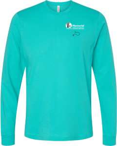 Unisex Jersey Long Sleeve Tee with Screen Printed Hospital Nursing Services Logo