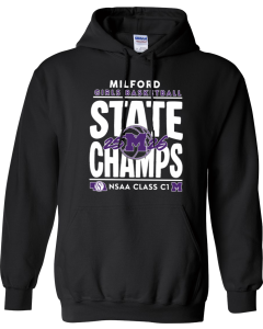 Unisex Heavy Blend™ Hooded Sweatshirt with 2026 State Champ Basketball Design