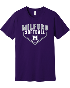 BELLA+CANVAS  Unisex Jersey Short Sleeve Tee with 2026 Home Plate Logo