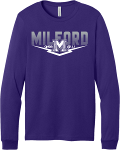 BELLA+CANVAS  Unisex Jersey Long Sleeve Tee with 2026 Outfield Logo