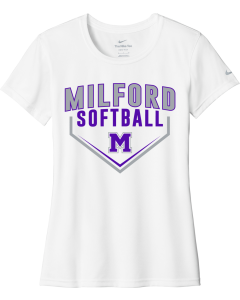 Women's Swoosh Sleeve rLegend Tee with 2026 Home Plate Logo
